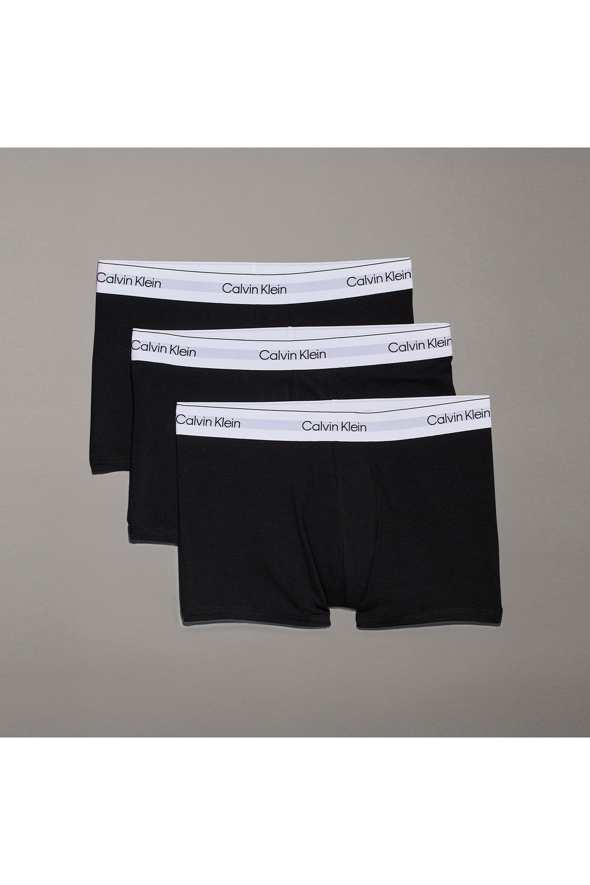 Calvin Klein Trunk 3 Pack pánské černé boxerky