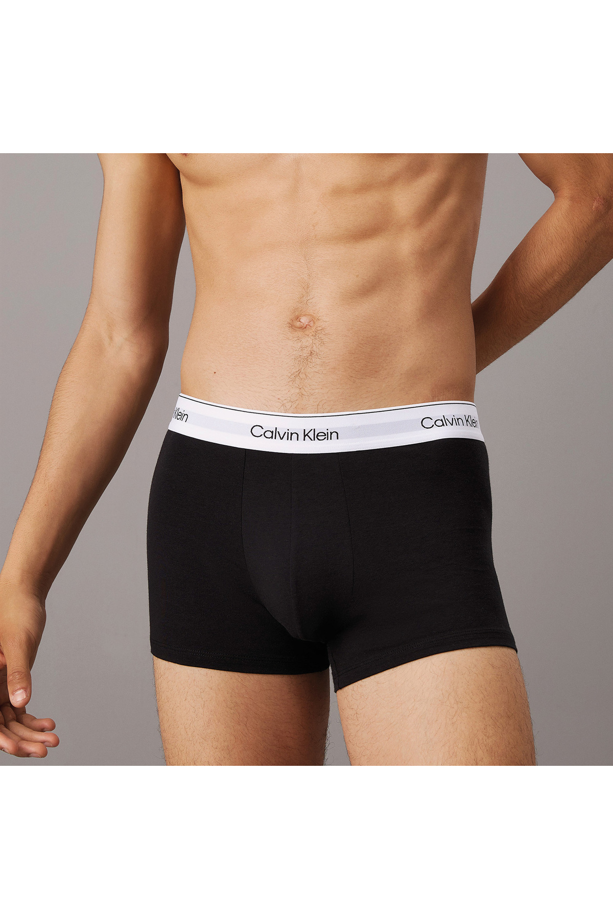 Calvin Klein  Trunk 3'lü Erkek Siyah Boxer - Görsel 4