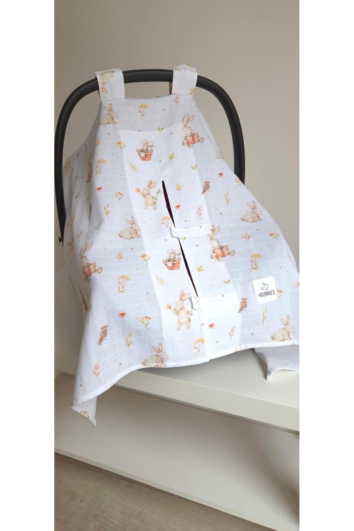 jr.bunnies Pamuk Bunnies Müslin Puset Örtüsü fotoğrafı 2 (önizleme)