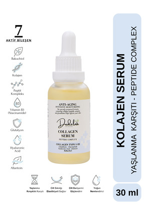 DUDELNA Yaşlanma Karşıtı Kolajen Yüz & Cilt Serumu – Peptit Kompleks | Yoğun ...