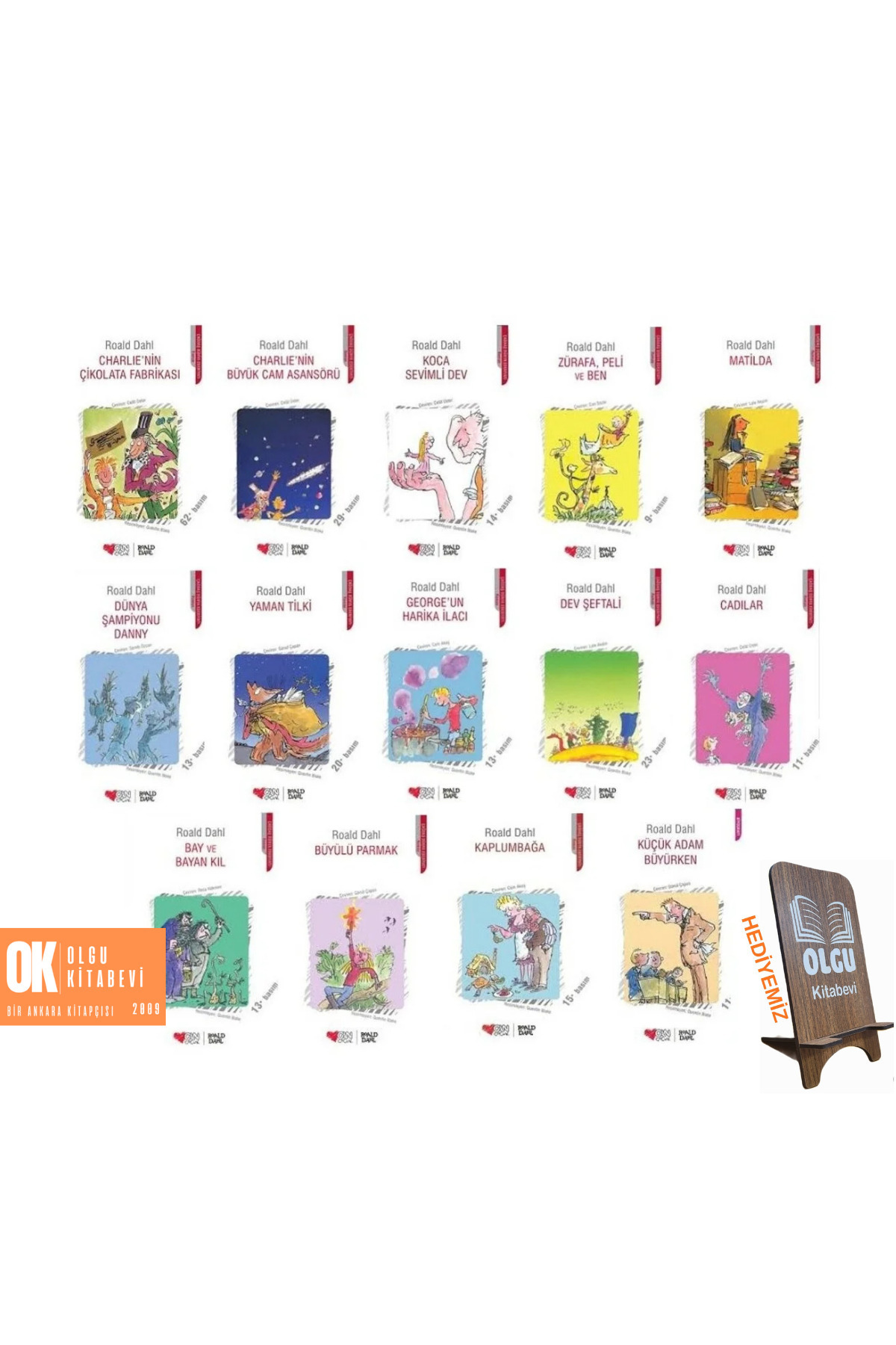 Can Çocuk Roald Dahl 14 Kitap / Charlie'nin Çikolata Fabrikası