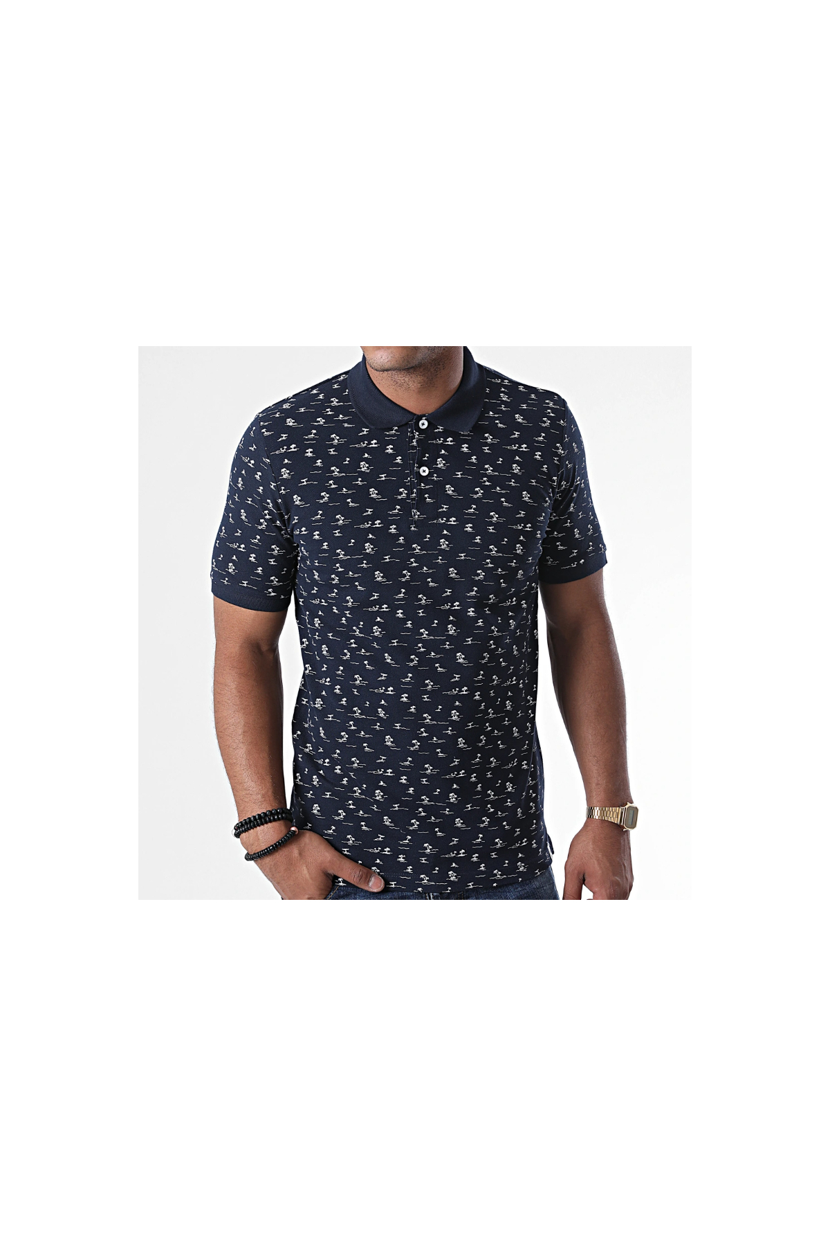 تیشرت مردانه طرح دار آستین کوتاه | جک اند جونز Jack & Jones 22yejck00000076 - تصویر 4