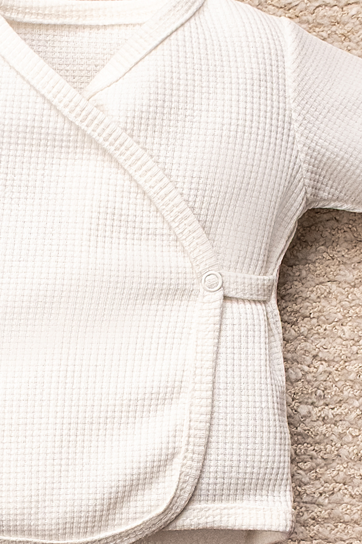 Mai Perla Waffle Kumaş Organik Pamuk Ayıcık Kulaklı Şapkalı Kutulu 5’li Hastane Çıkış Seti fotoğrafı 6 (önizleme)