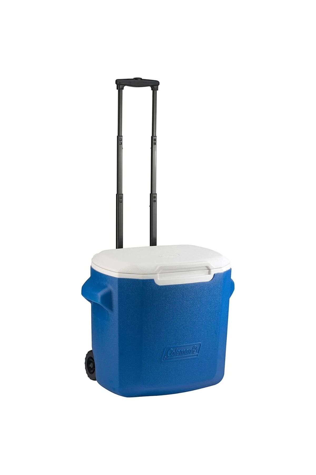 28 QT Wheel Cooler Freezer 26 Lt Blue/White