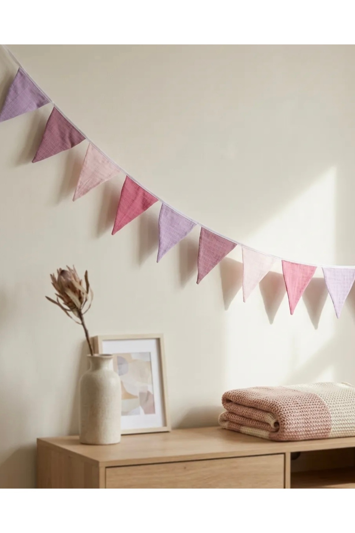 Banner birthday banner organic cotton fabric