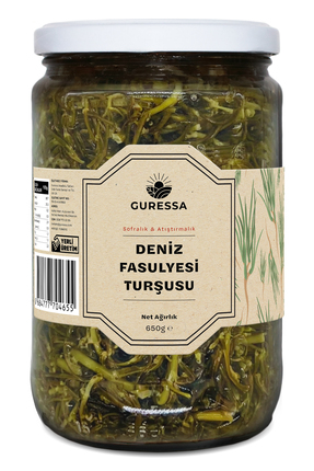 GURESSA Deniz Fasülyesi Turşusu 660 ml (Mezelik & Atıştırmalık)