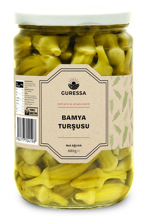 GURESSA Bamya Turşusu 660 ml (Mezelik & Atıştırmalık)