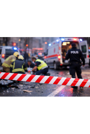 A-plast ikaz şeridi uyarı bandı (500mt) kırmızı beyaz