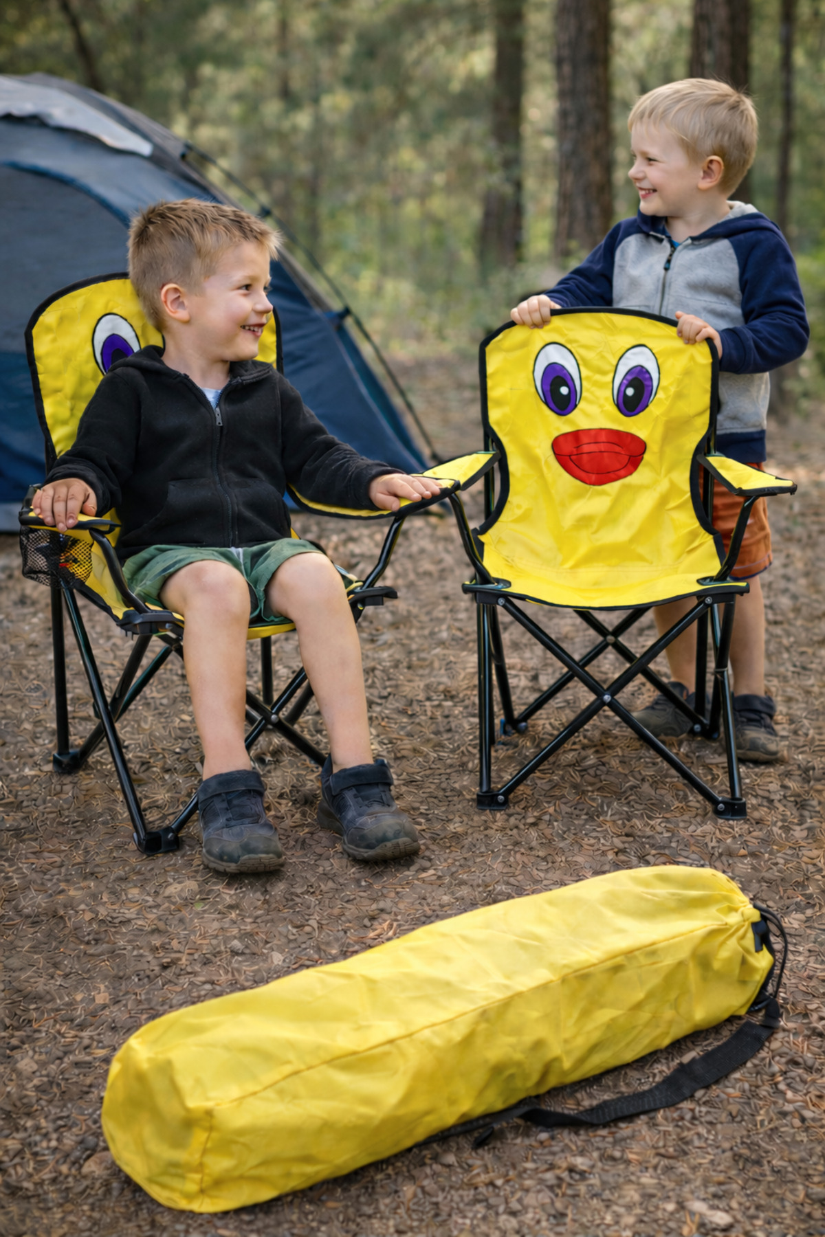 Folding Children's Camping Chair with Portable Bag Locked Security Camping Chair Ha092