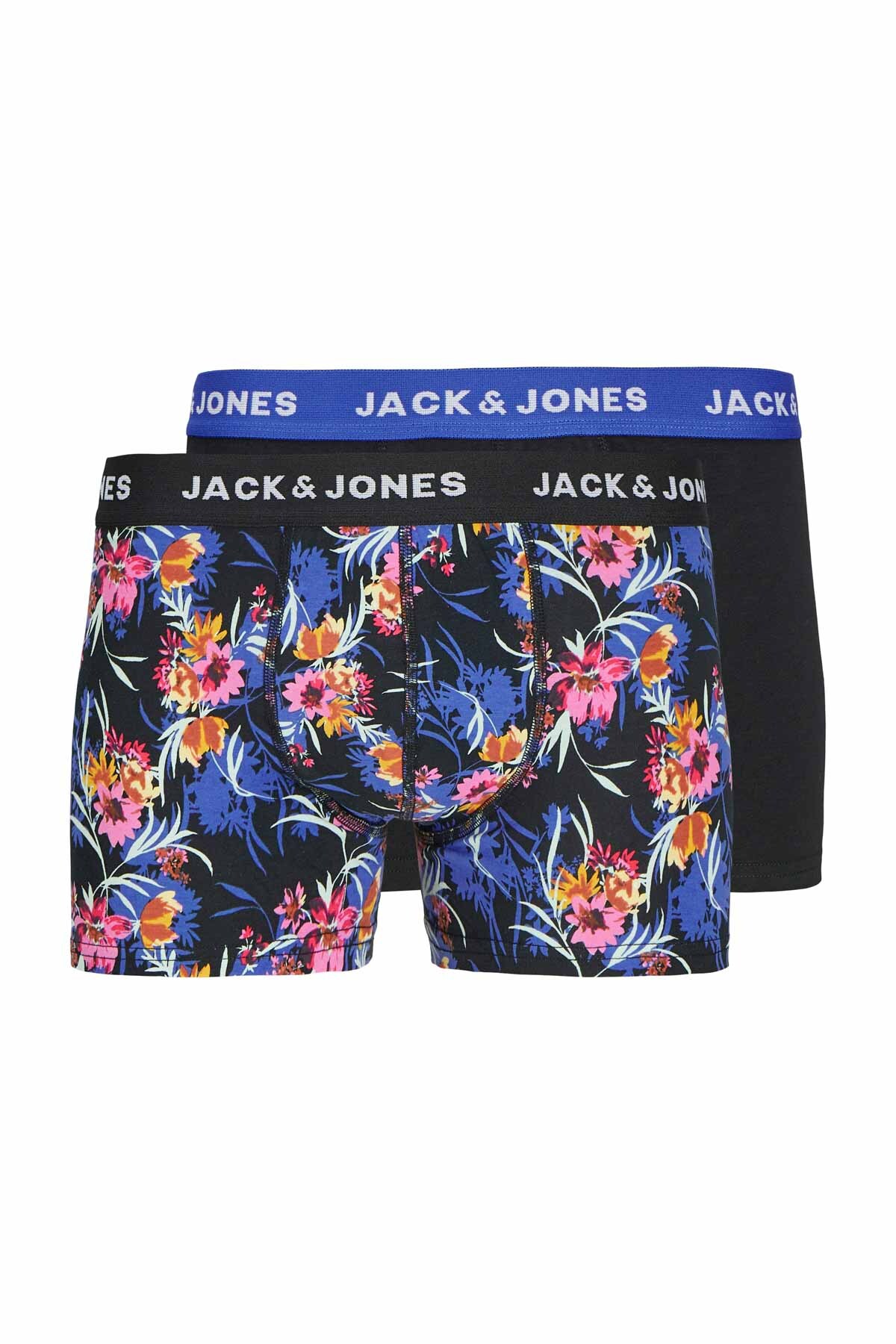 جک اند جونز شلوارک بوکس مردانه مشکی JACBOTANIC TRUNKS بسته ۲ عددی