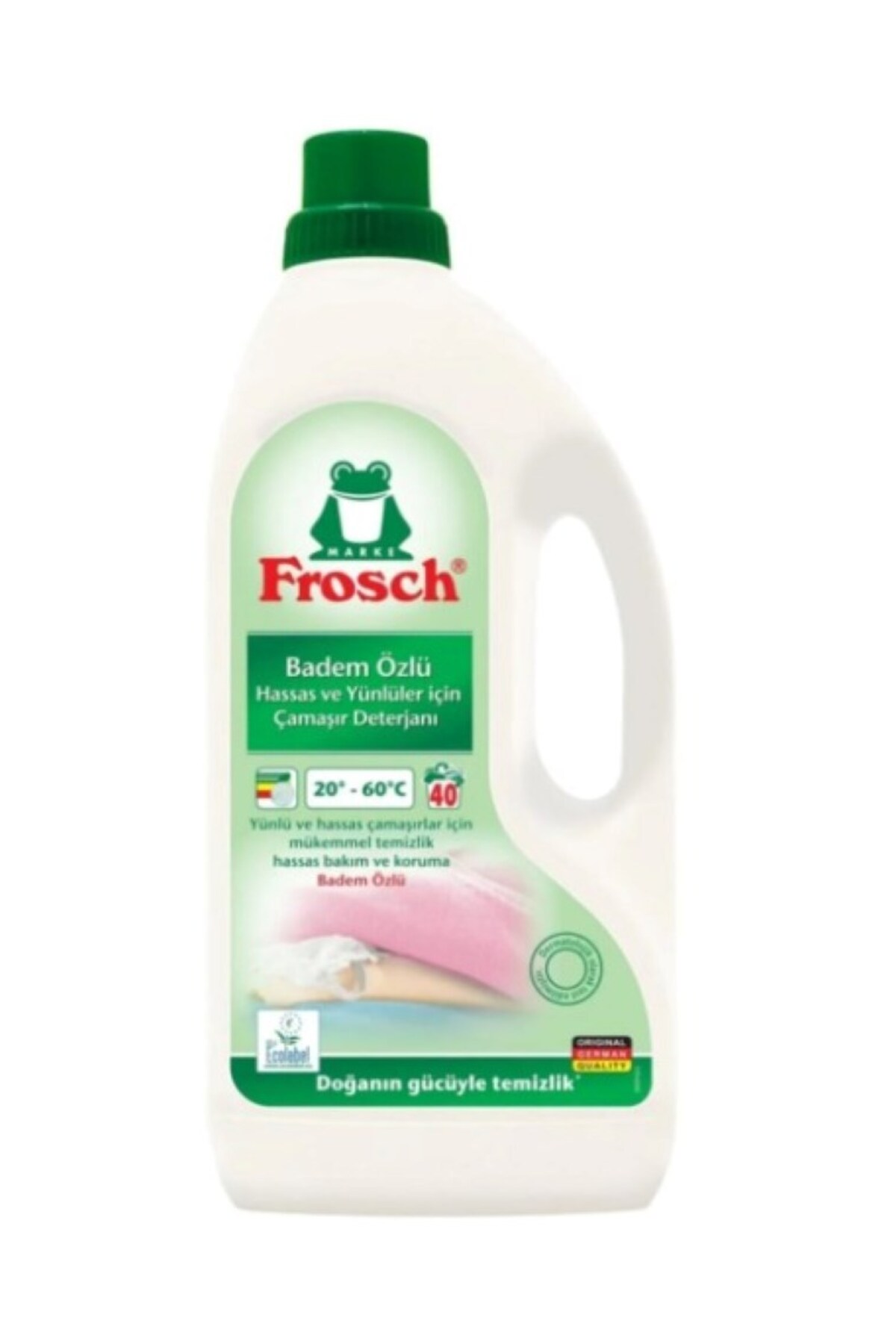 Frosch Badem Özlü Hassas ve Yünlüler Çamaşır Deterjanı 1.5 lt 1 Adet fotoğrafı 2 (önizleme)