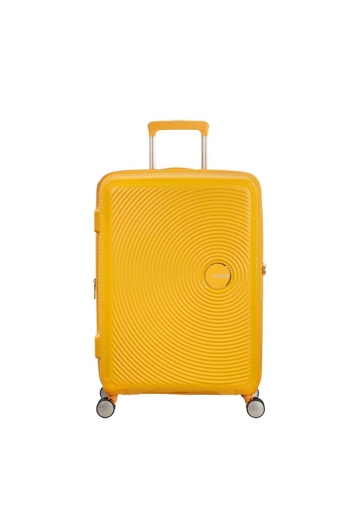Yellow Soundbox - 67 cm Medium Hard Suitcase with Bellows