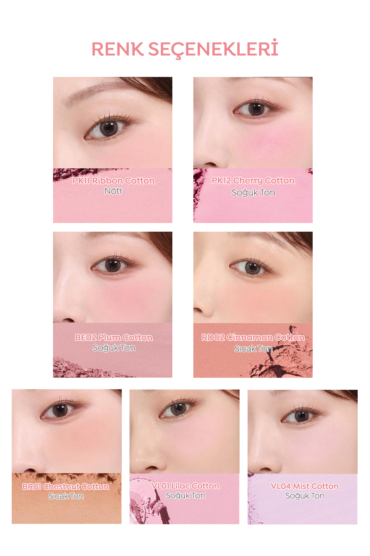 Cilde Yumuşak ve Doğal Renk Veren Pastel Tonlarda Allık A'PIEU Juicy-Pang Pastel Blusher (RD02) — قهوه‌ای 111630 — تصویر 7 از 9