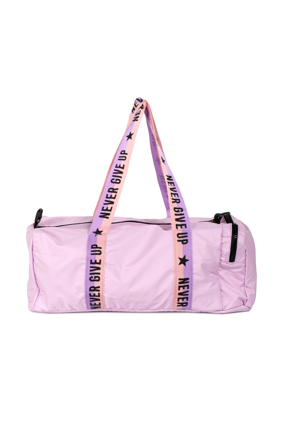 ICONE BAG  Kız Çocuk Yıldız Baskılı Spor Çanta, Desenli Spor Çanta, Fermuarlı Detaylı Çocuk Spor Çanta, Lila - Görsel 3