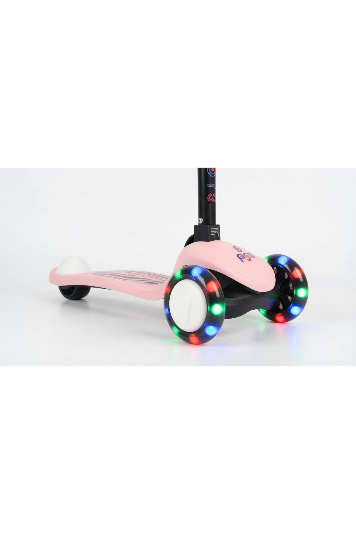 PRO Toys Işık/Ledli Üç Teker Yükseklik Ayarlanabilir ve Katlanabilir Fren Sistemli Çocuk Scooter fotoğrafı 5 (önizleme)