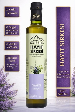 sarıbelen Hayıt Sirkesi 500 ml "Hayıt Otu - Aslan Pençesi - Civan Perçemi"