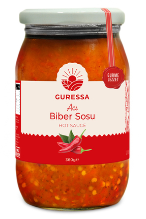 GURESSA Acı Biber Sosu 370 ml (Mezelik & Yemeklik)
