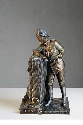 AF SANART Atatürk Çanakkale Siperden Bakış dekoratfi biblo heykel