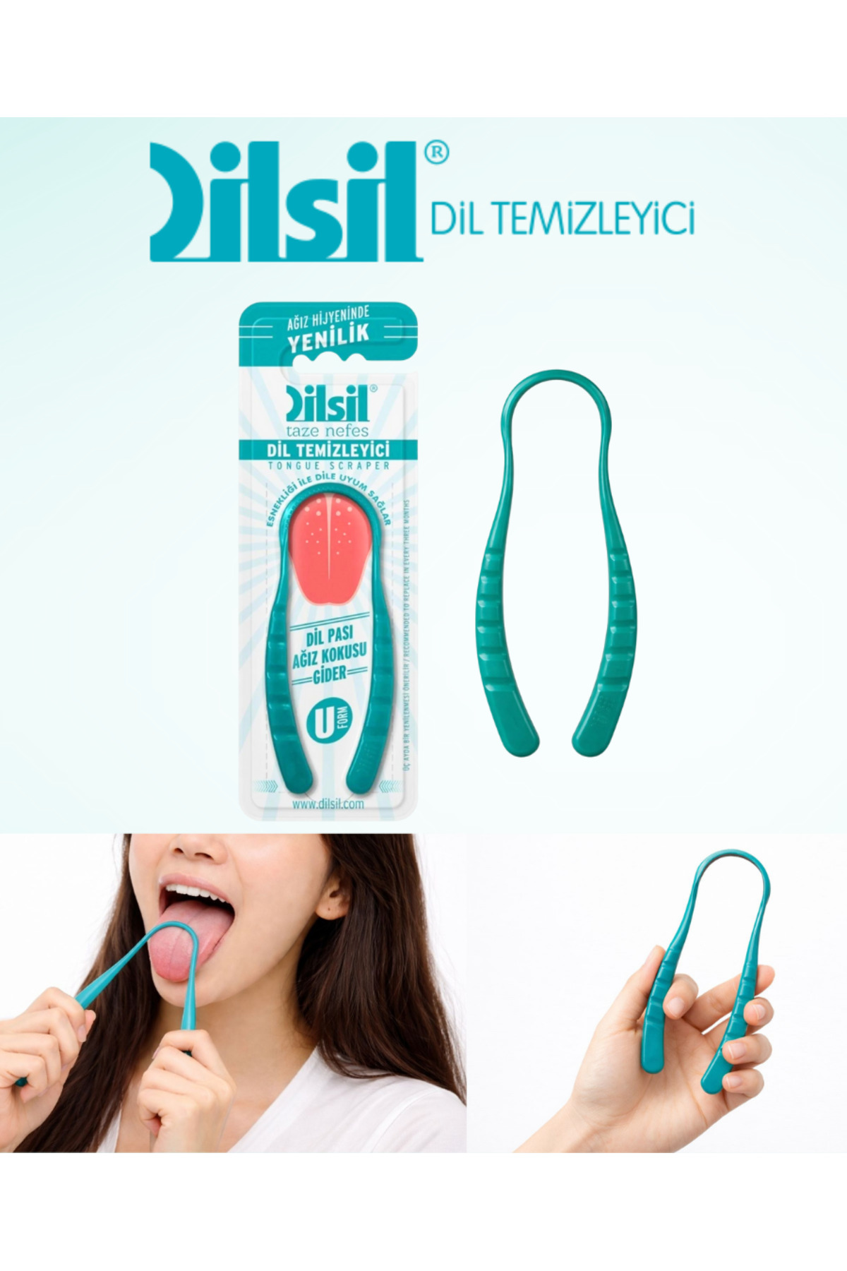 Dilsil Turkuaz Ağız Kokusunda Etkili Dil Temizleyici - Fiyatı, Yorumları
