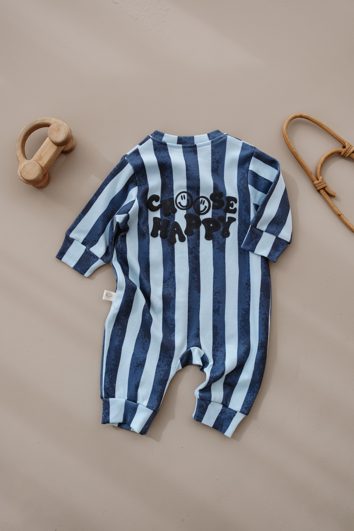 Oh La La Koala For Little Ones Choose Happy Mavi Çizgili Tulum fotoğrafı 2 (önizleme)