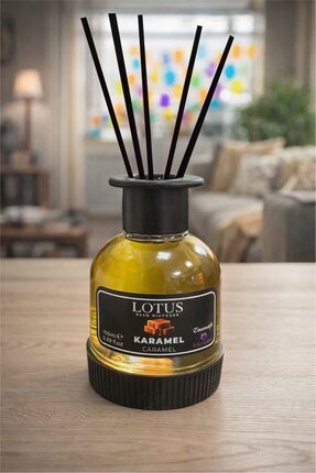 PROMOSYONİK Caramel Çubuklu Oda Kokusu 110 ml Reed Diffuser Ortam Kokusu