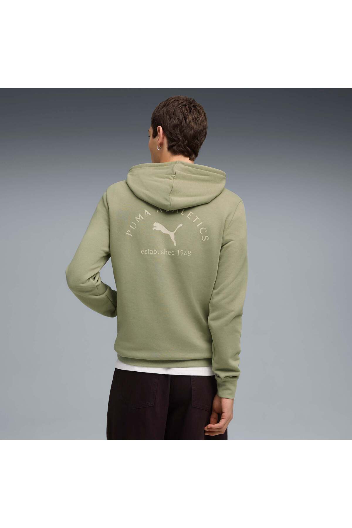 Puma Class Erkek Grafik Baskılı Kapüşonlu SWEATSHIRT görsel 3
