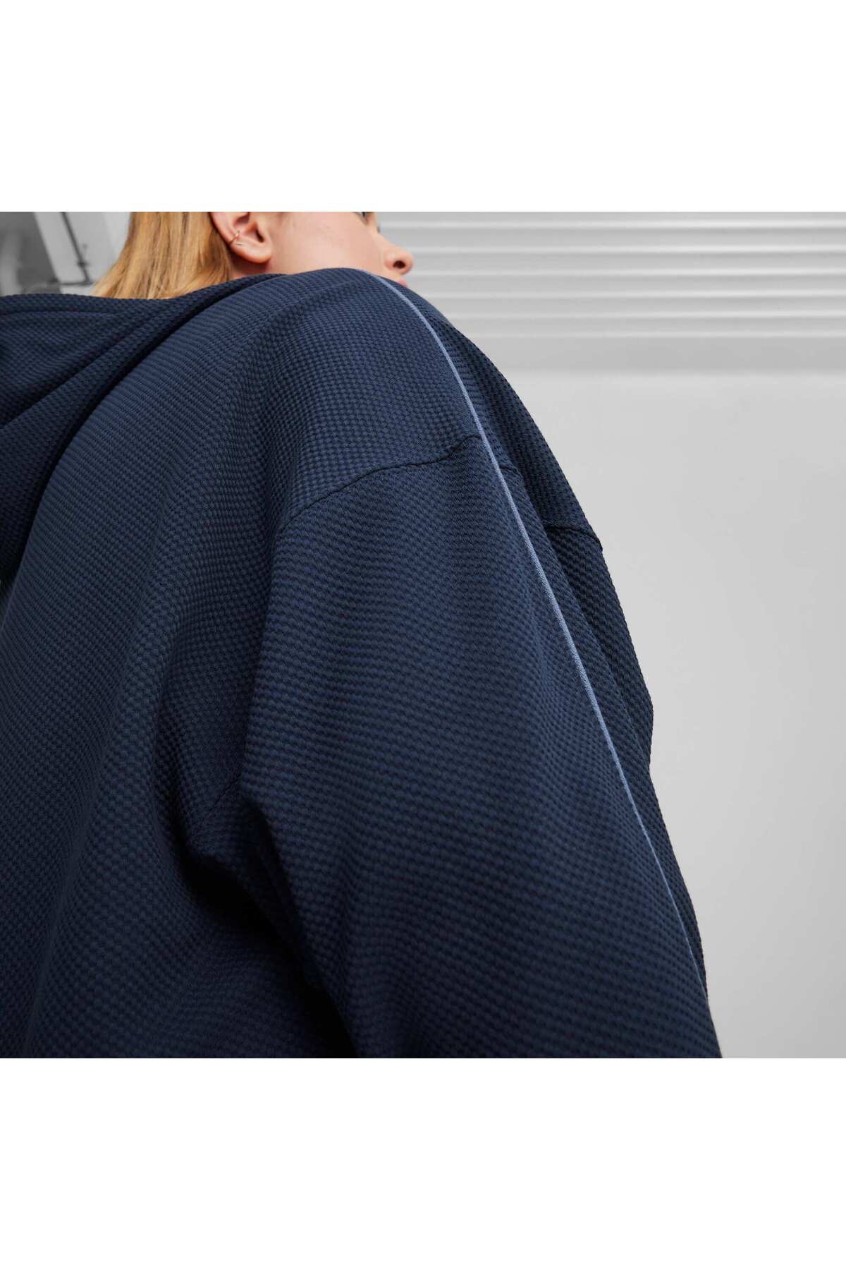 Puma HER Kadın Tam Fermuarlı Kapüşonlu Sweatshirt görsel 4