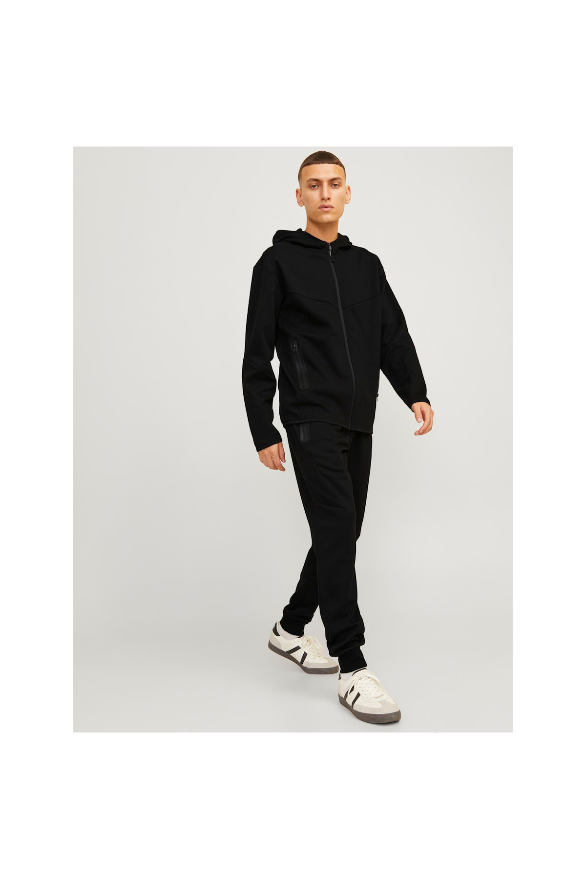 شلوار ورزشی مردانه راسته | جک اند جونز Jack & Jones 12261991-Black - تصویر 4