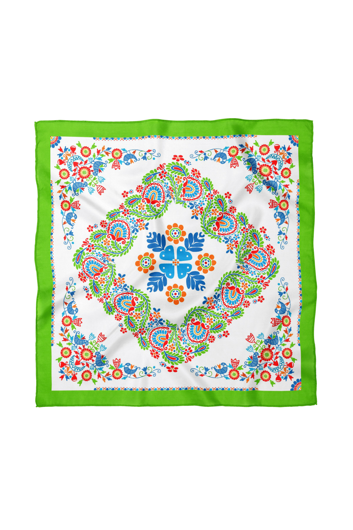 Ethnic Patterned Scarf / Bandana 50x50cm