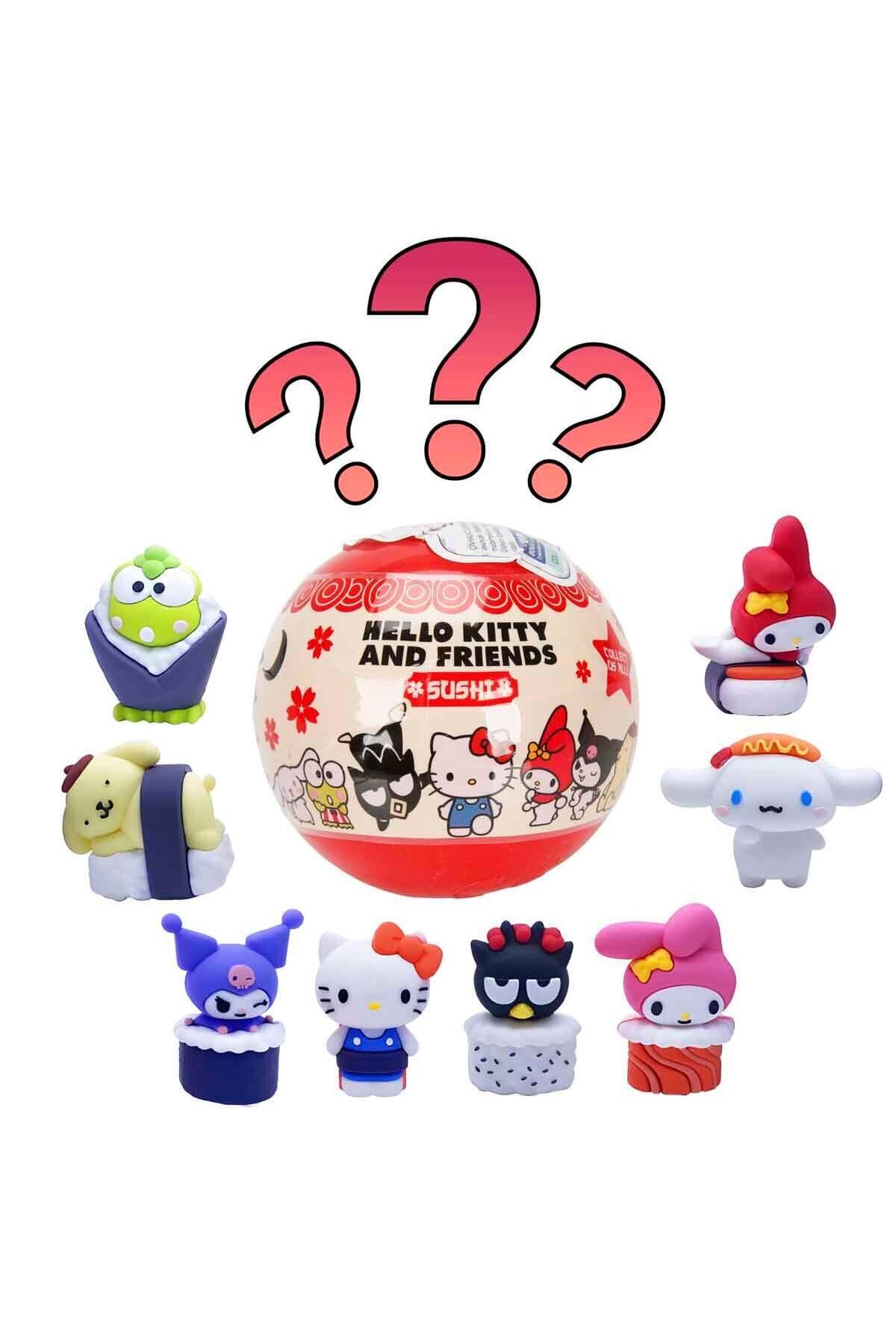 PopŞeker Hello Kitty & Friends Sushi 3D Sürpriz Paket – 1 Adet