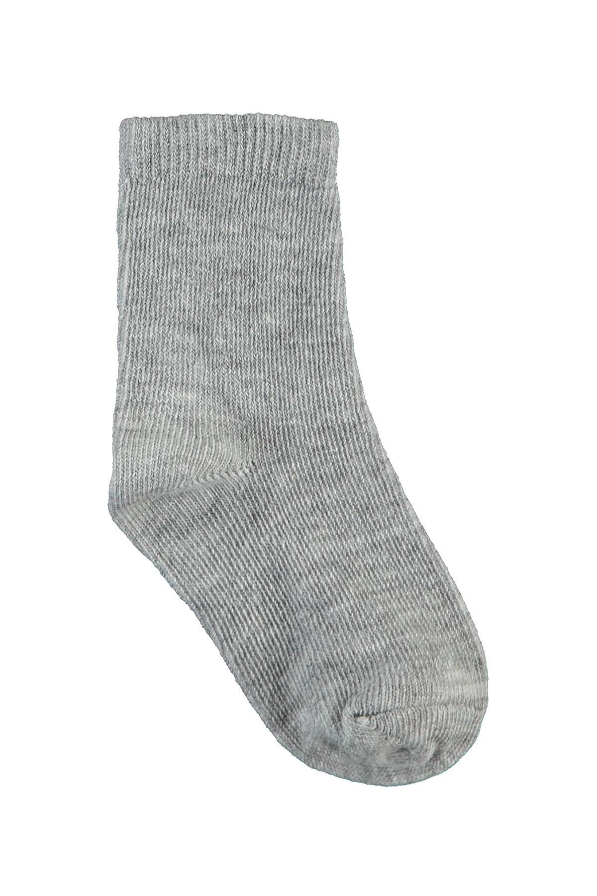 Civil Baby Erkek Bebek 5'li Çorap 0-24 Ay Turuncu fotoğrafı 6 (önizleme)