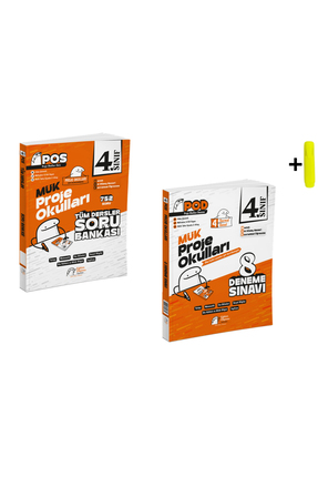 Gizli Yayınları 4. Sınıf MÜK Proje Okulları Soru Bankası Ve Deneme Eğitim Dep...