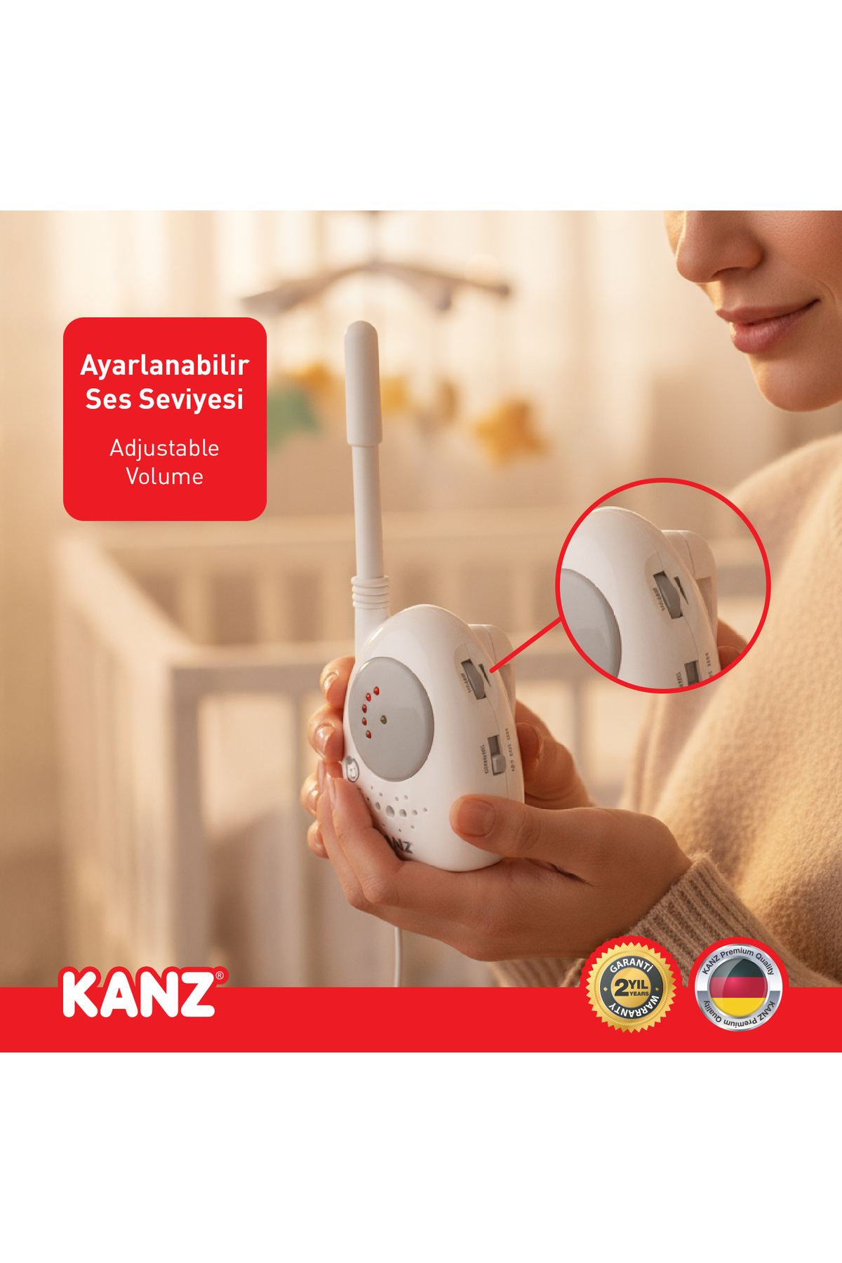 Kanz Led Işıklı Bebek Telsizi fotoğrafı 7 (önizleme)