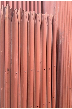 PEÇİNLER Tel Çit Direği Demir Kazık Demir Direk 5 adet