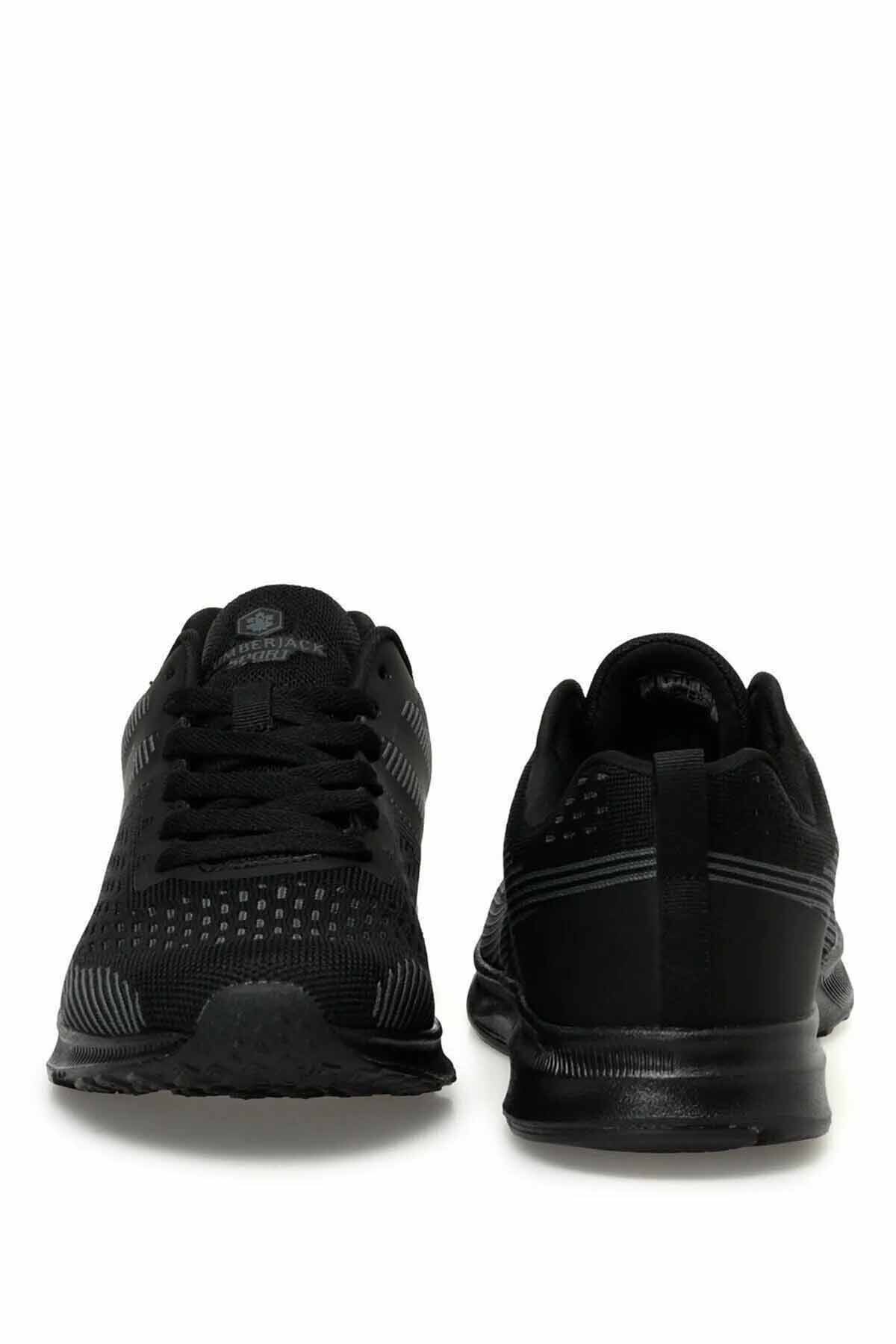 Siyah Erkek Spor Ayakkabı - Hafif Örgü Saya Sneaker — مشکی RS-LMBR-1 — تصویر 6 از 7
