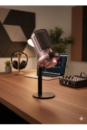 Cyz Bilişim Nexora RGB USB Kondenser Masaüstü Mikrofon Karaoke Yayın (Type-C)...