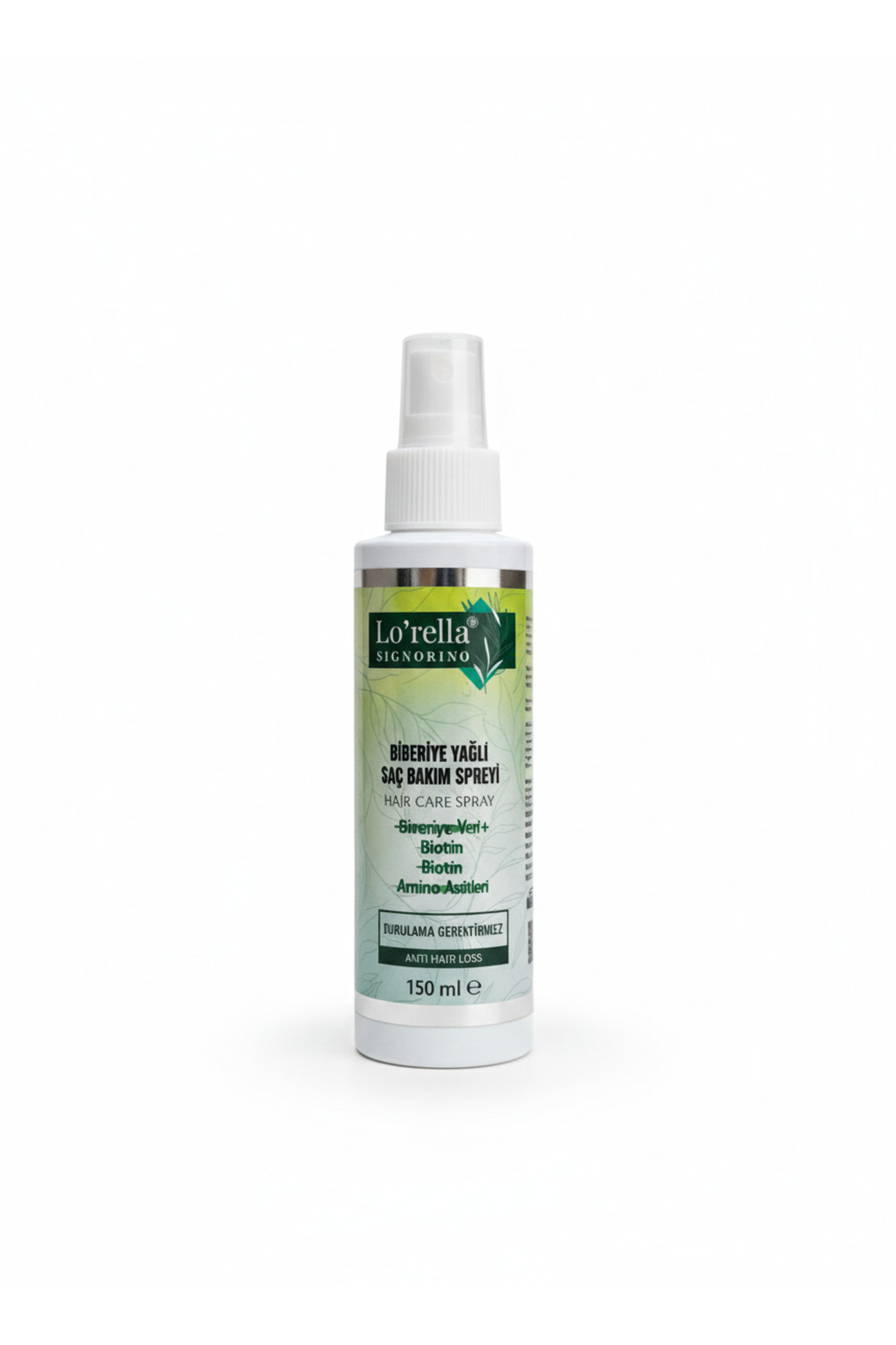 aleyna baharat Lo'rella Biberiye Yağlı Saç Bakım Spreyi Hair Care Spray 150 ml — biberiyesprey