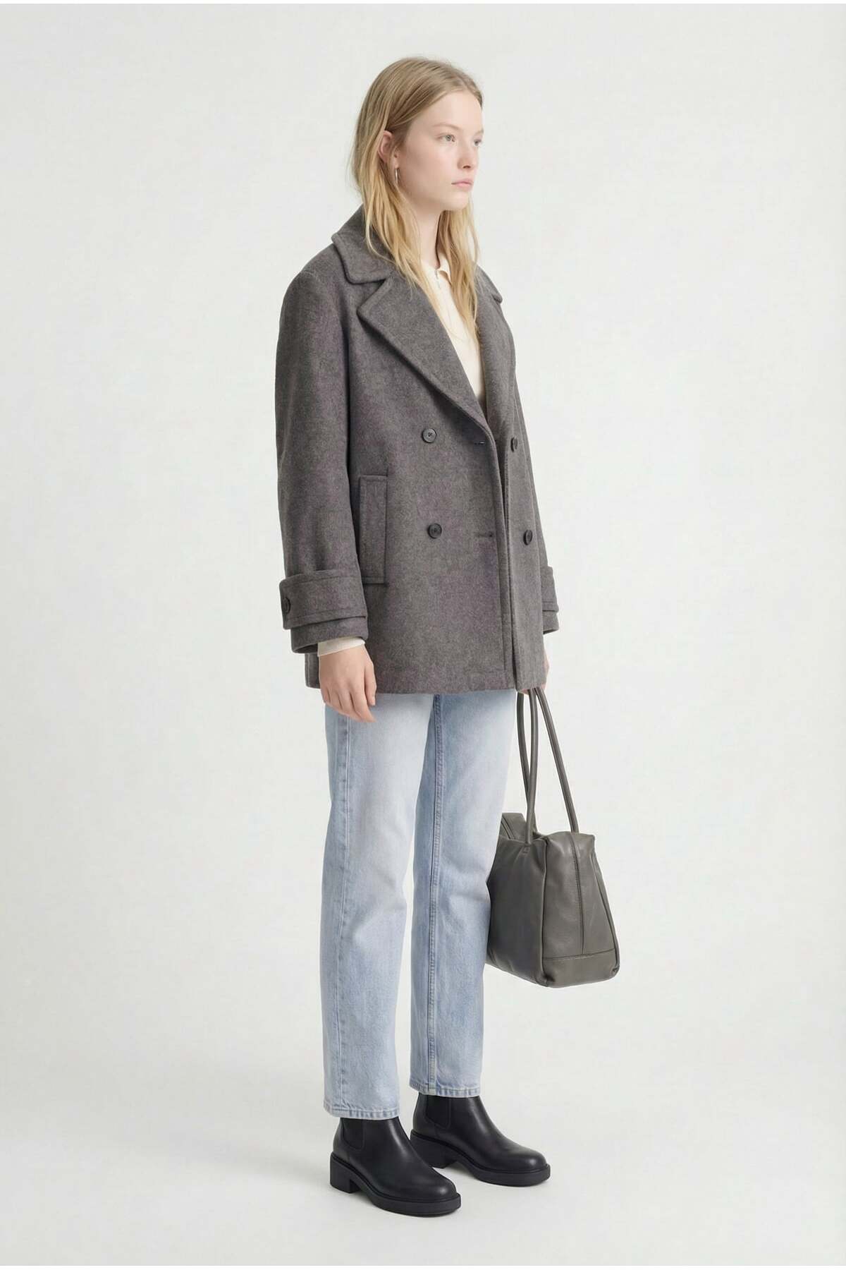 PAULMARK  Kadın Kısa Kaban - Görsel 2