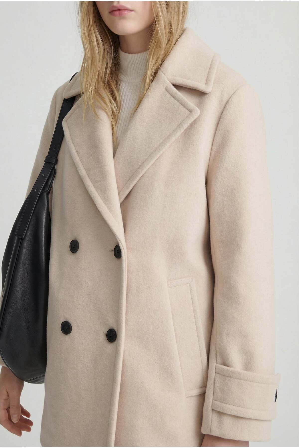 PAULMARK  Kadın Kısa Kaban - Görsel 7