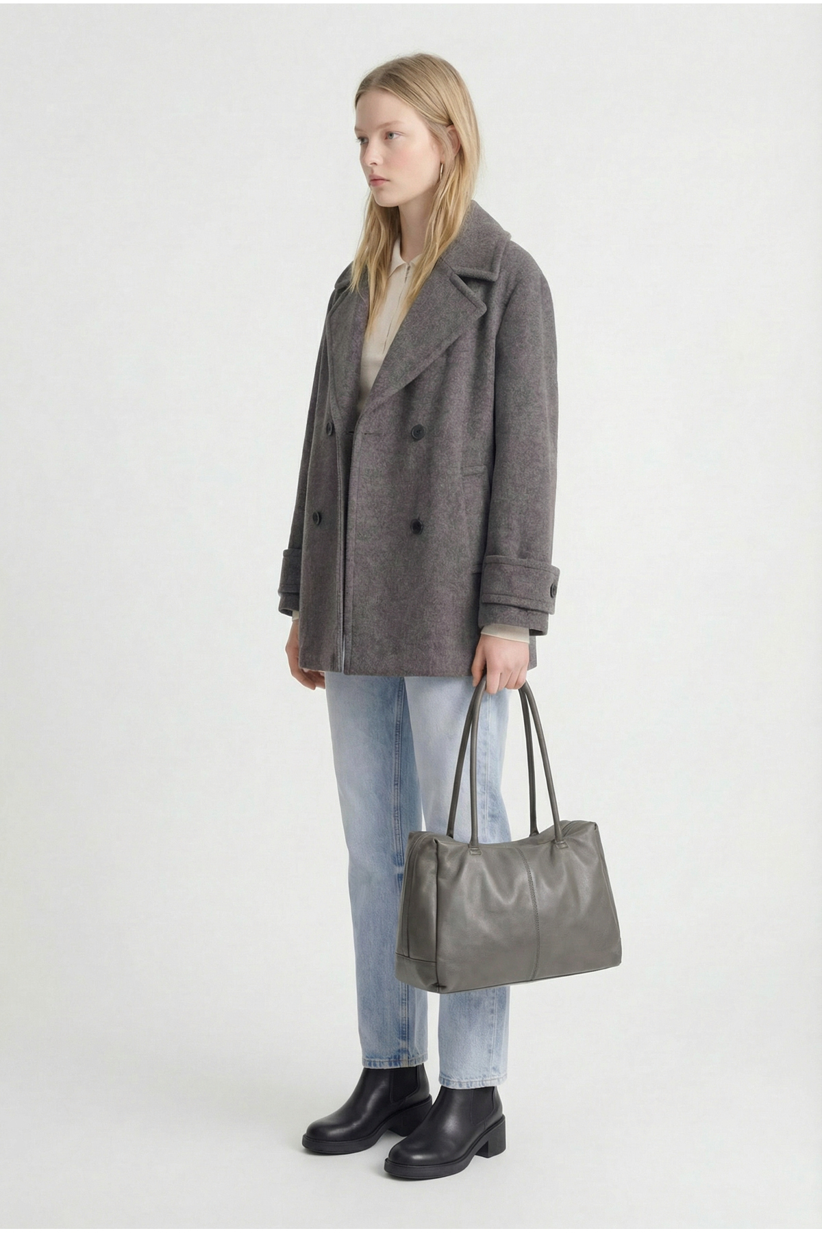 PAULMARK  Kadın Kısa Kaban - Görsel 3