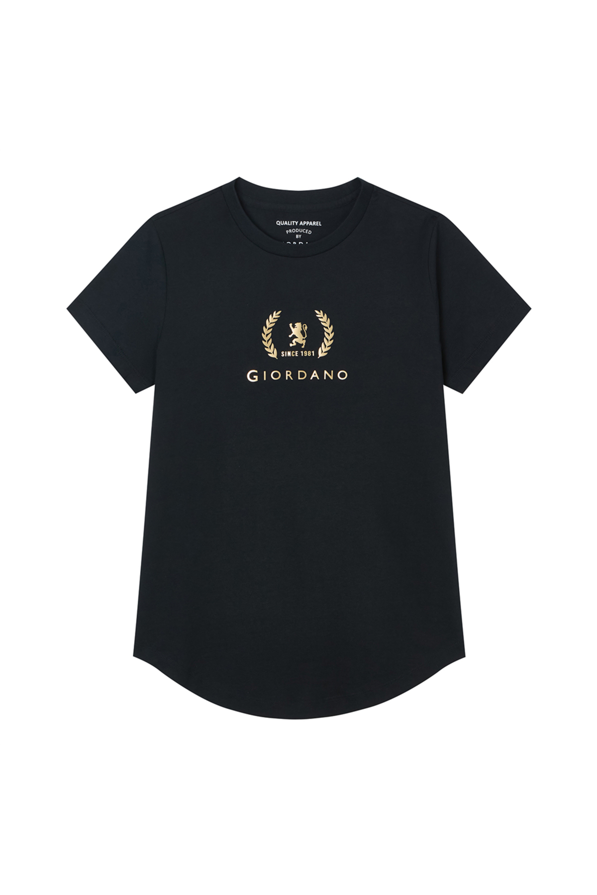 Giordano Women’s Regular Fit Cotton Crew Neck Printed Tee