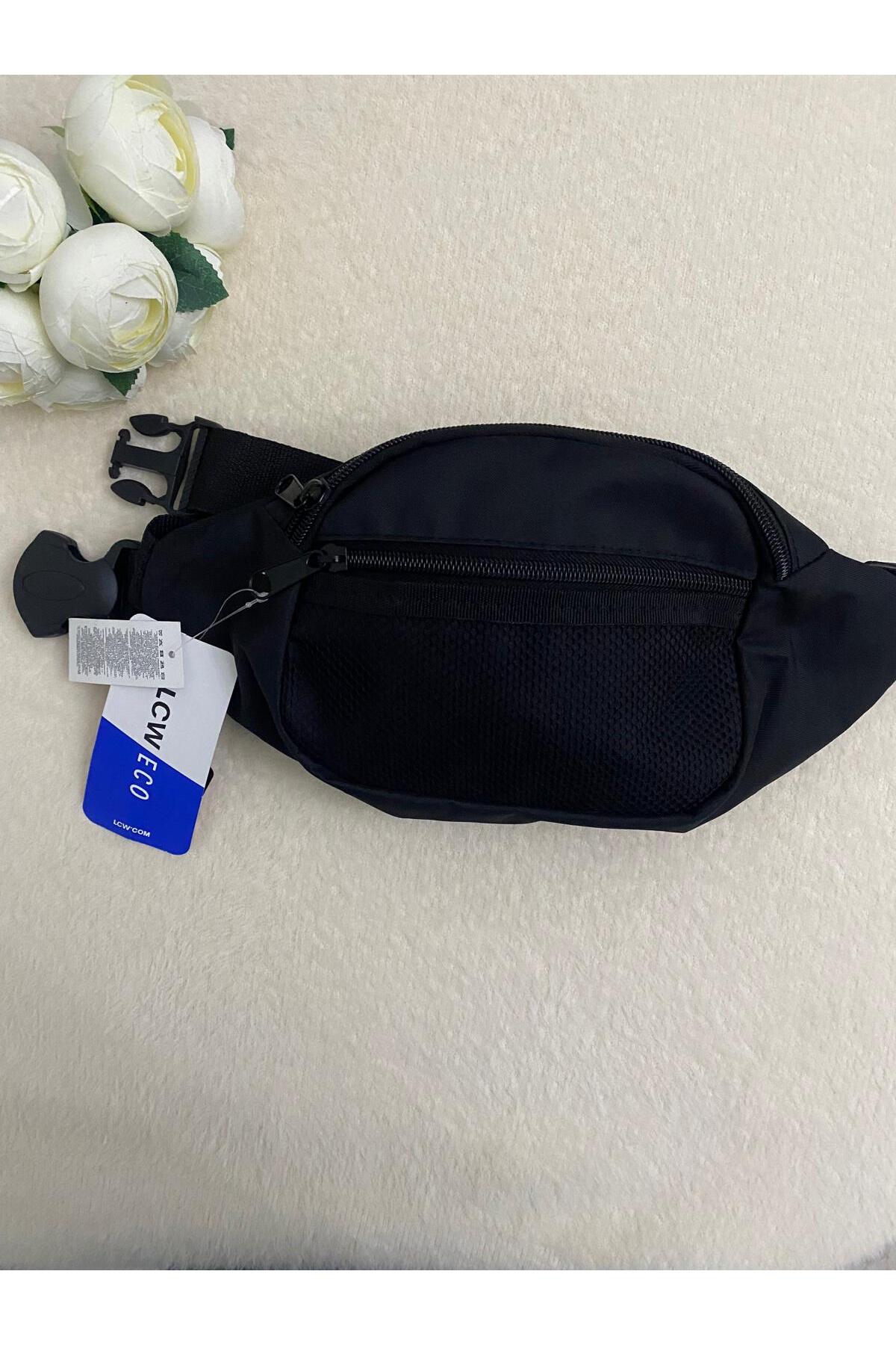LC Waikiki  LCW LUNEX Siyah Erkek Bel Çantası