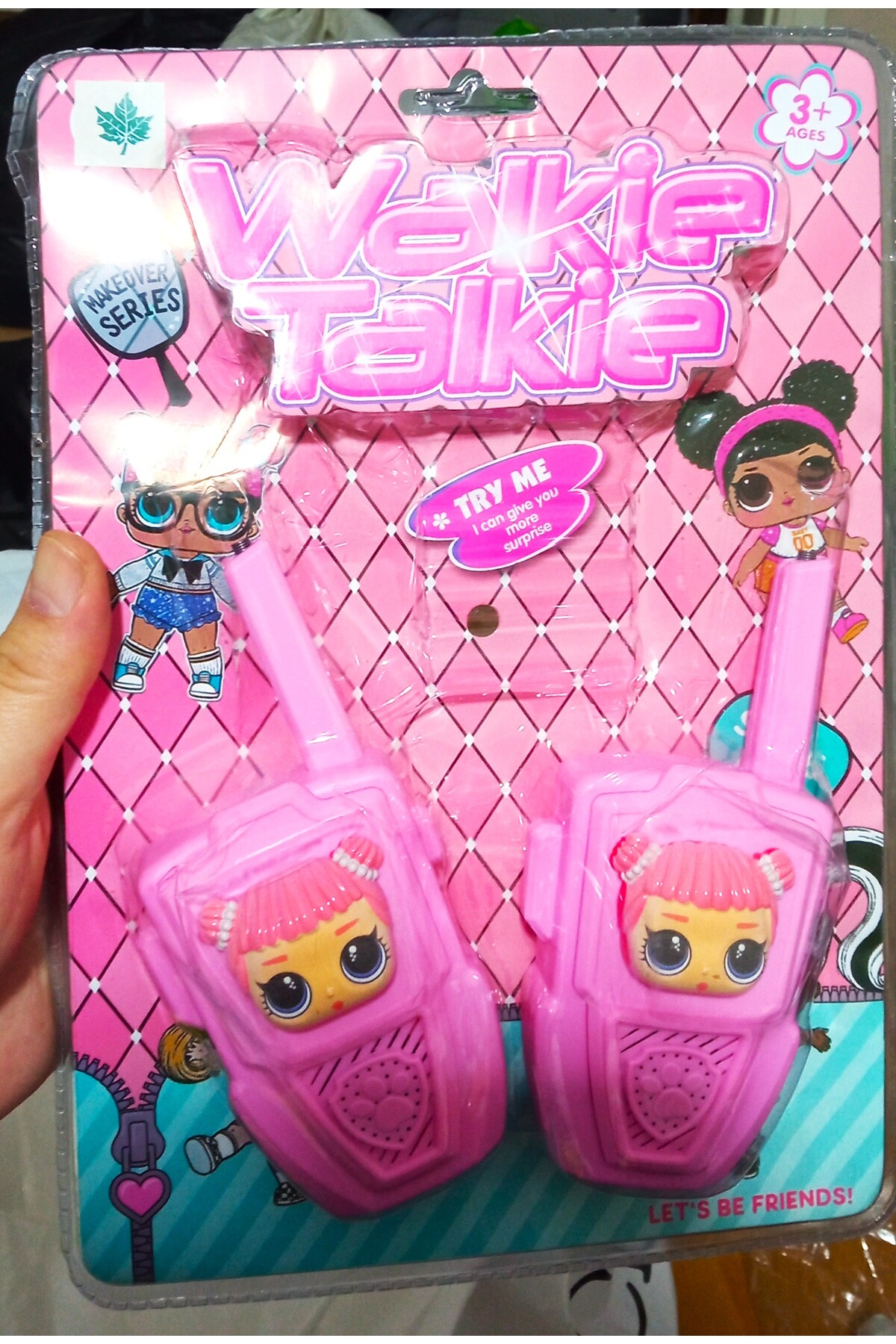 Pufline Eğlenceli İkili Walkie Talkie Oyuncak Telsiz Pilli fotoğrafı 4 (önizleme)