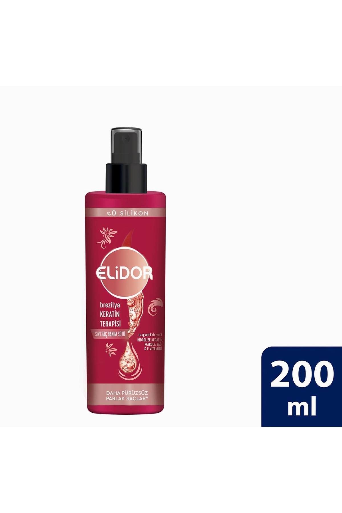 Sıvı Saç Bakım Sütü Brezilya Keratin Terapisi Hidrolize Keratin Marula Yağı E Vitamini 200 ml — TYCBD1687B2C215E08E16C500 — تصویر 2 از 3