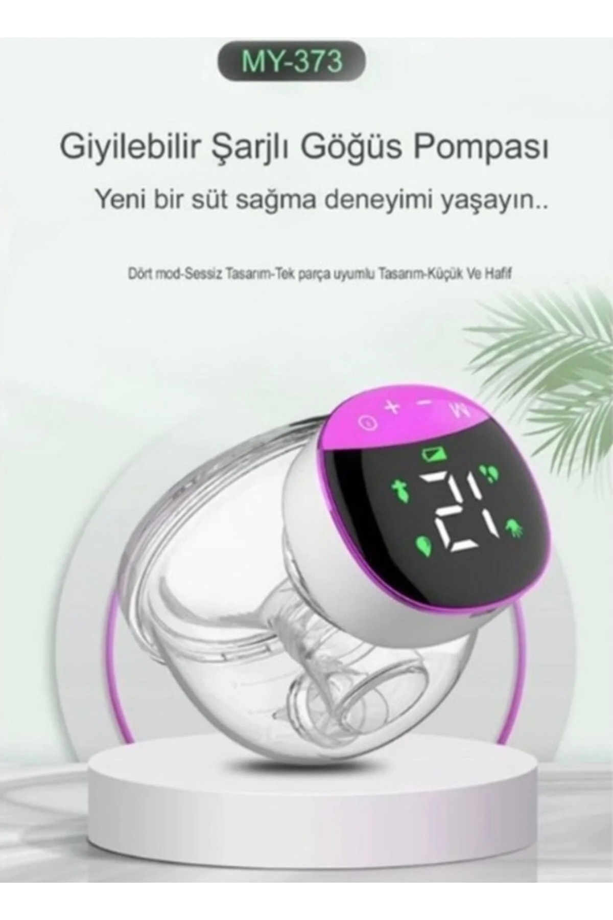 MorOropa Elektrikli Giyilebilir Süt Pompası I Kablosuz Süt Pompası I Taşınabilir Süt Pompası fotoğrafı 3 (önizleme)