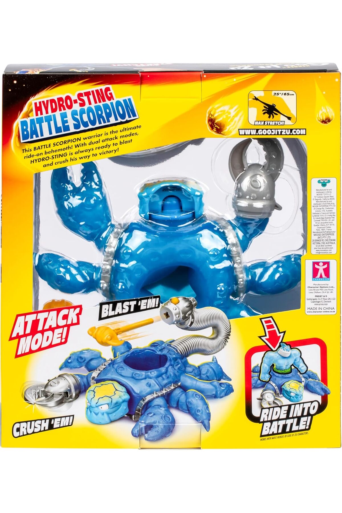 Cici Oyuncak Battle Scorpion With 2 Attack Modes Goo Jit Zu Meteor