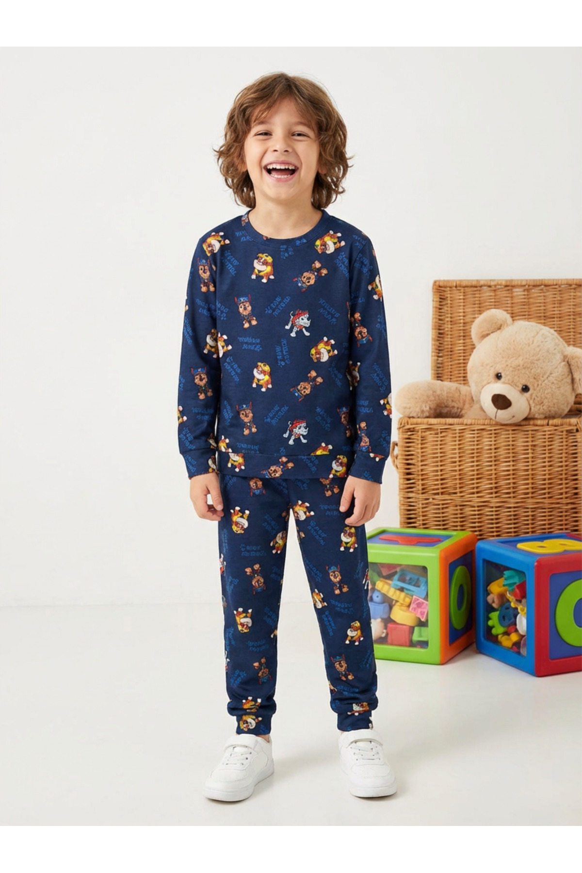 DAPSEE PAWN PATROL DESENLİ PAMUKLU ÇOCUK PİJAMA TAKIMI fotoğrafı 5 (önizleme)