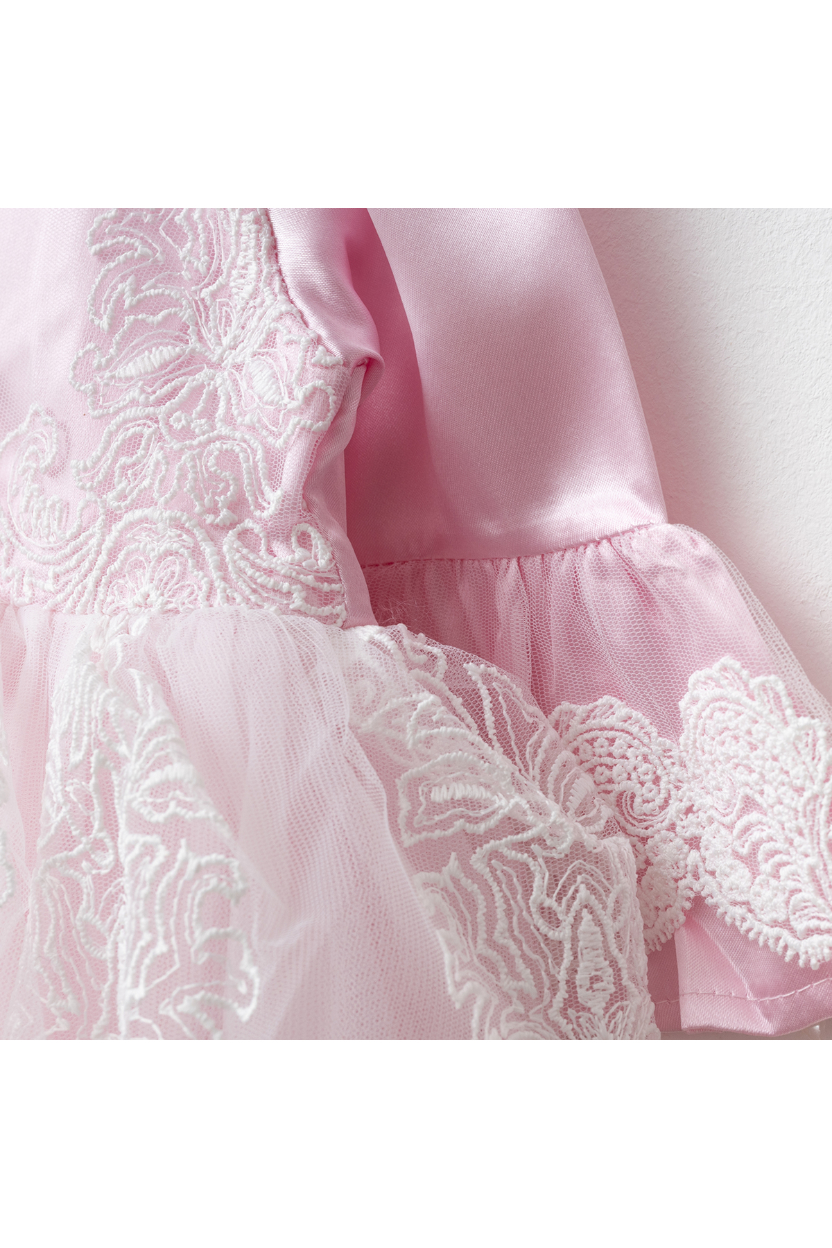 Eda Baby Dantel Detaylı Bebek Mevlüt ve Özel Gün Kıyafeti 4'lü Takım fotoğrafı 4 (önizleme)