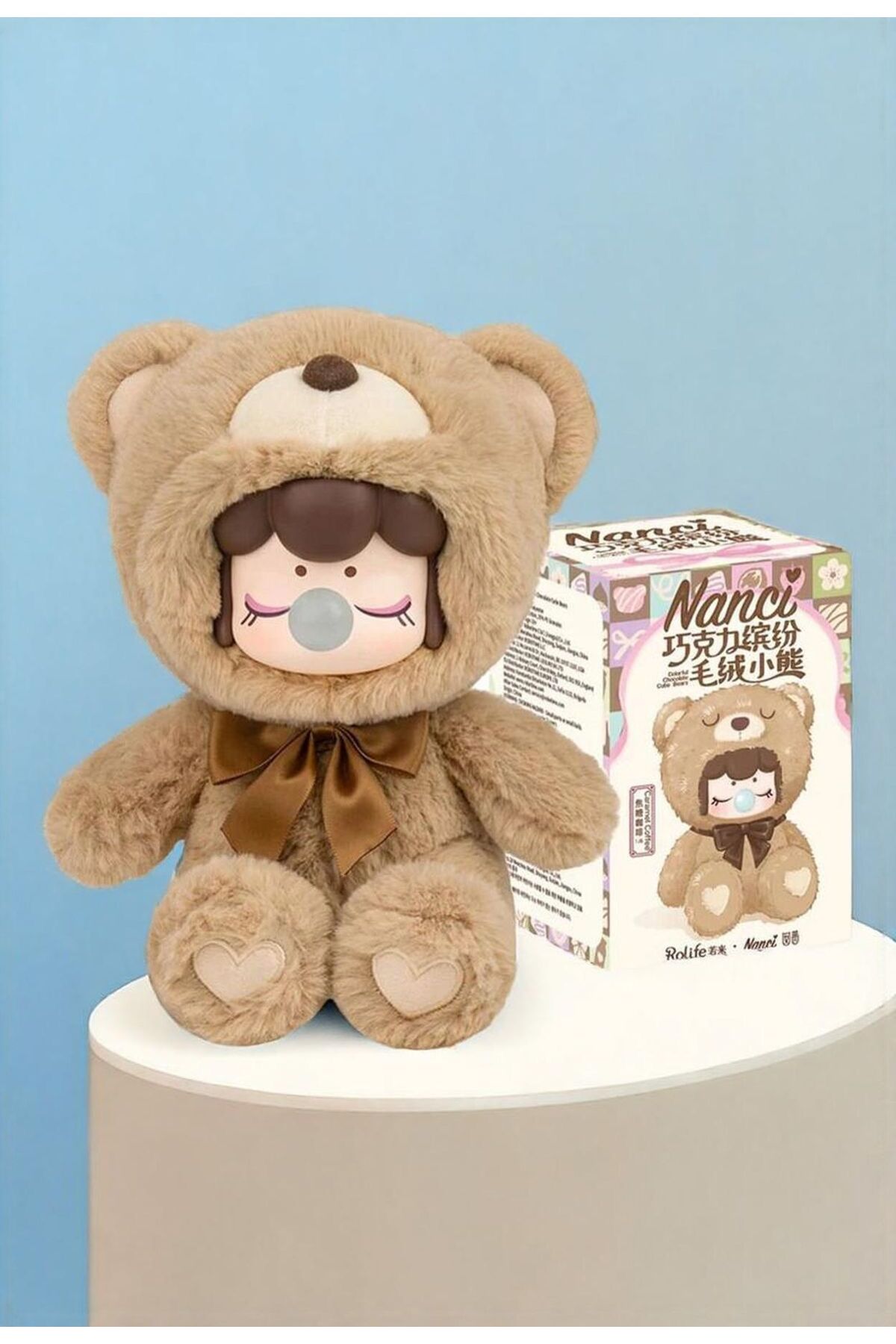 ZİVENTA Peluş Nanci Nancy Oyuncak Blind Box Labubu Askılı 15 cm