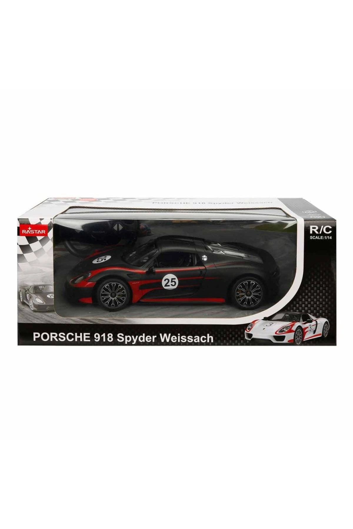 Genel Markalar 70710 1:14 Uzaktan Kumandalı Porsche 918 Spyder Weissach Işıklı Araba 32 cm fotoğrafı 2 (önizleme)